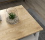 Hanah Home Mesa de Café Madera y Blanco